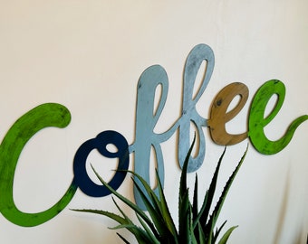 Large Coffee Sign, Coffee Bar Logo, Barrista, Cup of Joe Sign