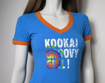 Y2K Kookai rave t-shirt