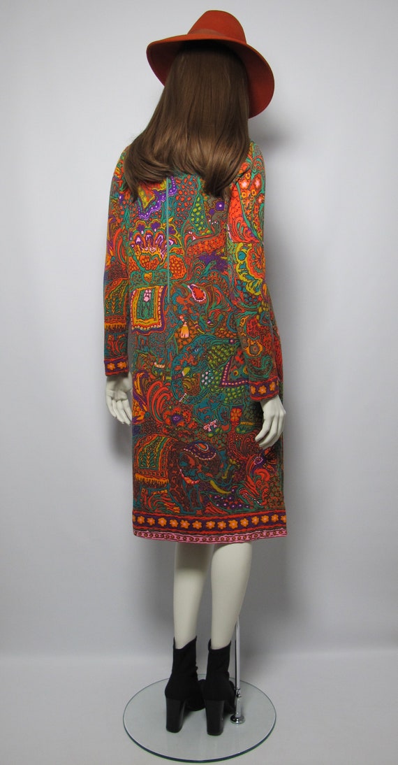 Collector / 70s Leonard Fashion psychedelic print… - image 7