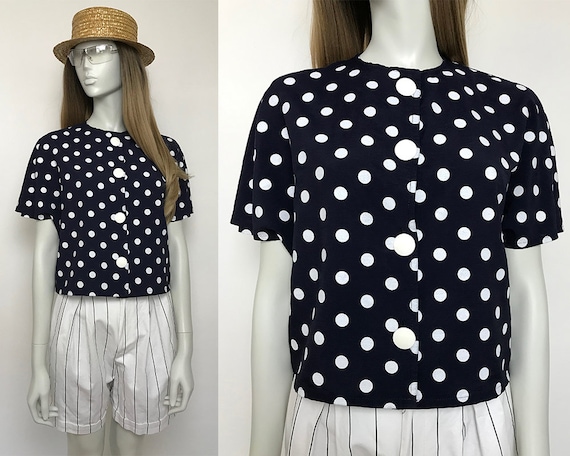 big polka dot top