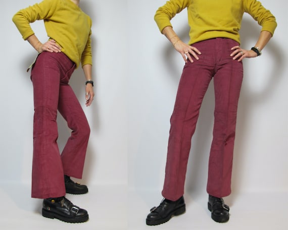 RARE / 70s Wrangler pantalones de pana XXS | Etsy México