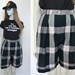 80s Gerard Darel bermuda check shorts women