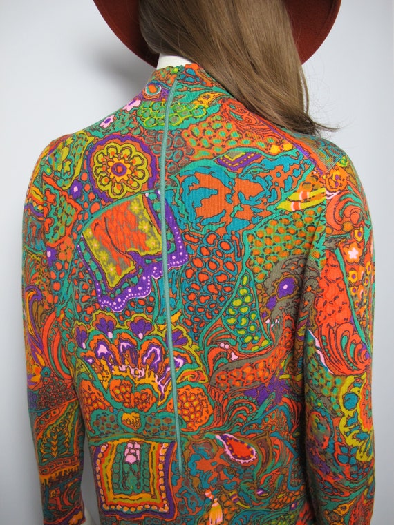 Collector / 70s Leonard Fashion psychedelic print… - image 8