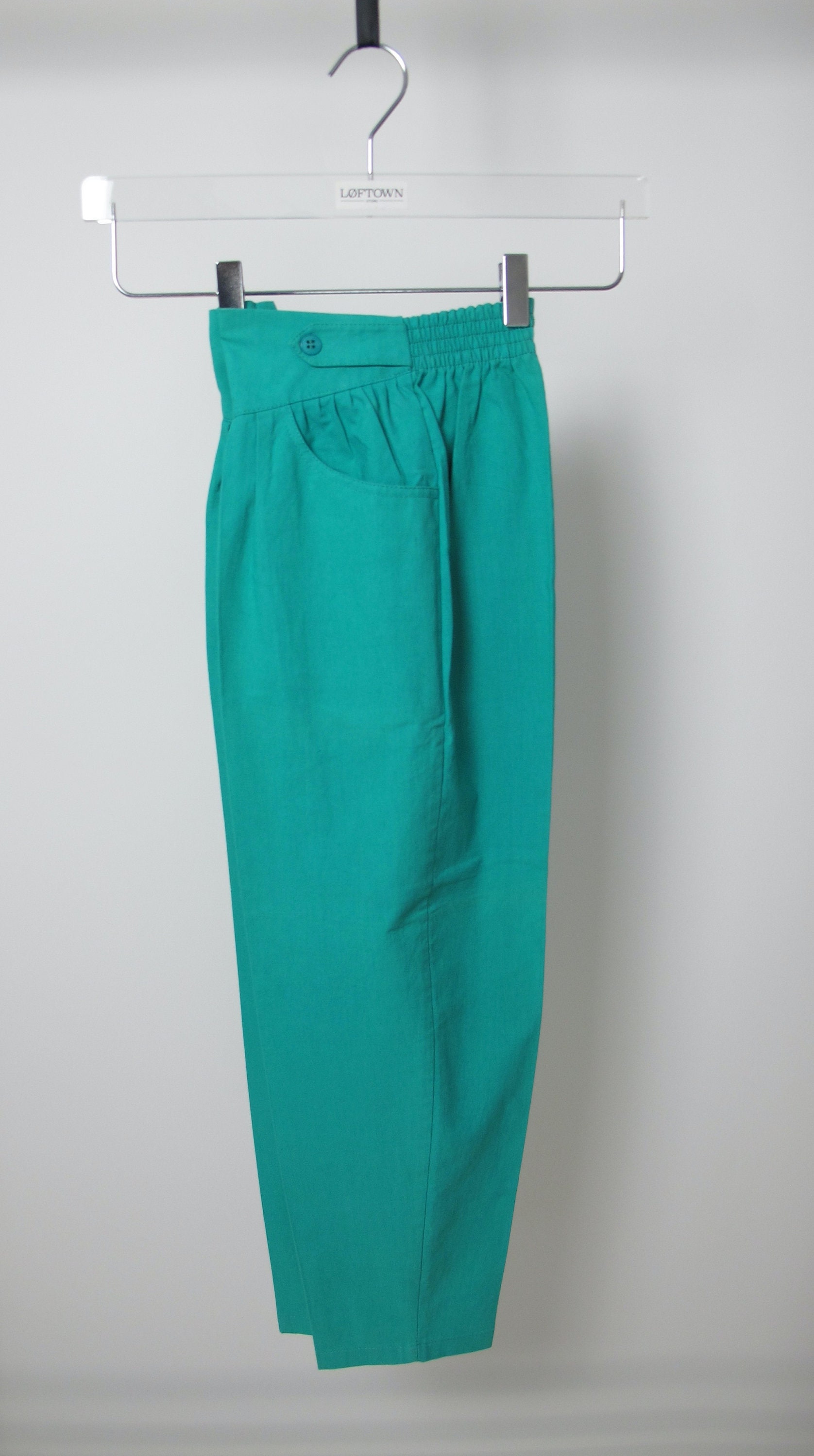 80s Pegged Pants With Tapered Leg for Girls Etsy UK