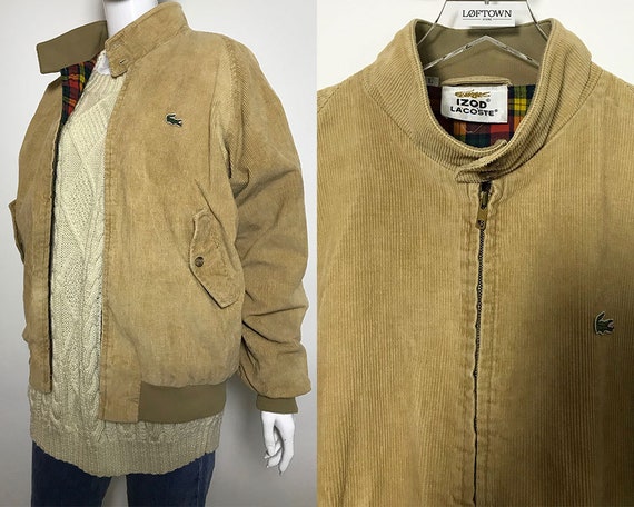 RARE / Lacoste corduroy jacket / 80s 
