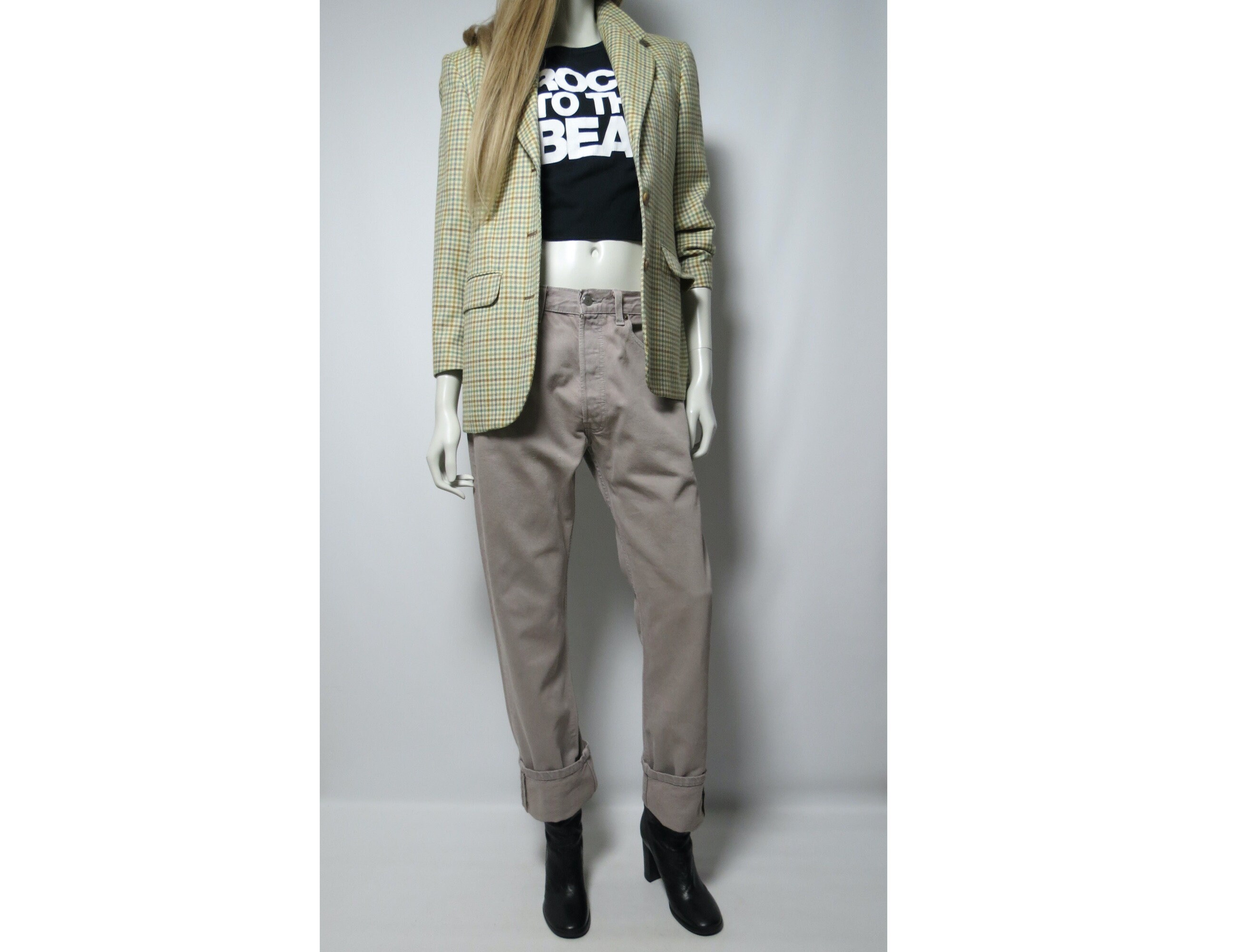 Grey levis 501 Etsy Mexico