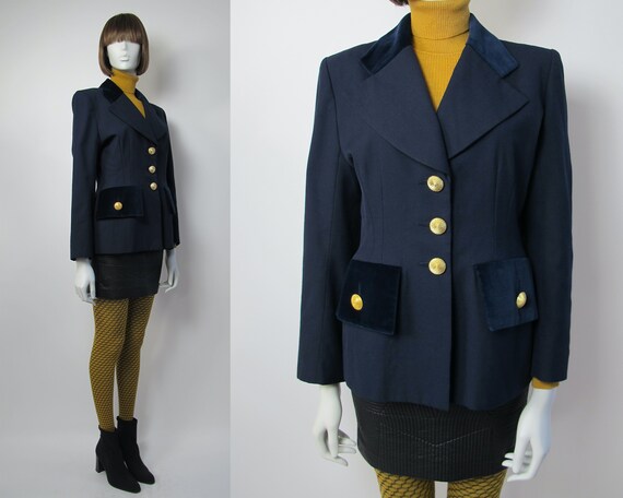 80s Pierre Balmain blazer / Balmain blazer vintage