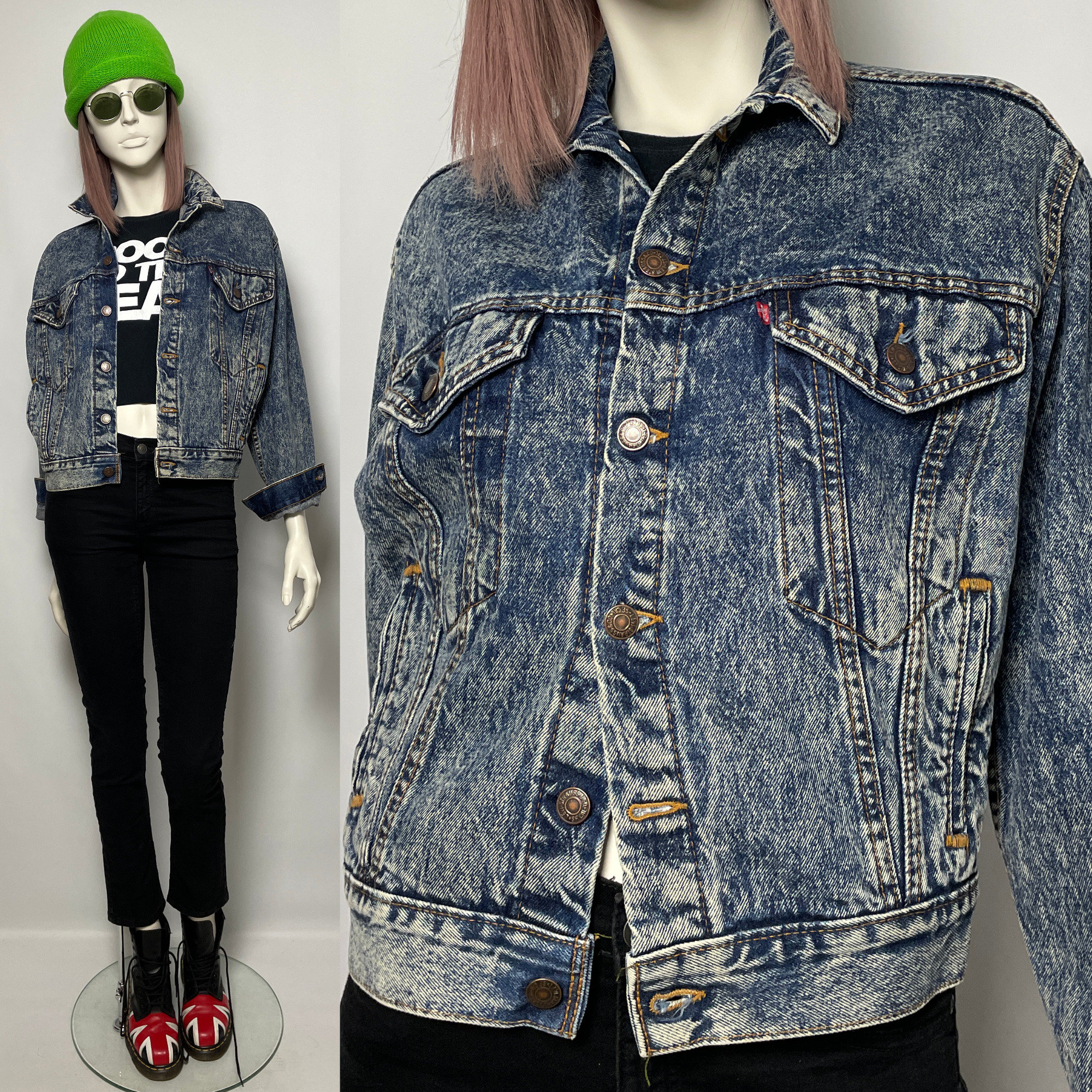 Vintage 90s Acid Washed Denim Jacket | Urban Outfitters