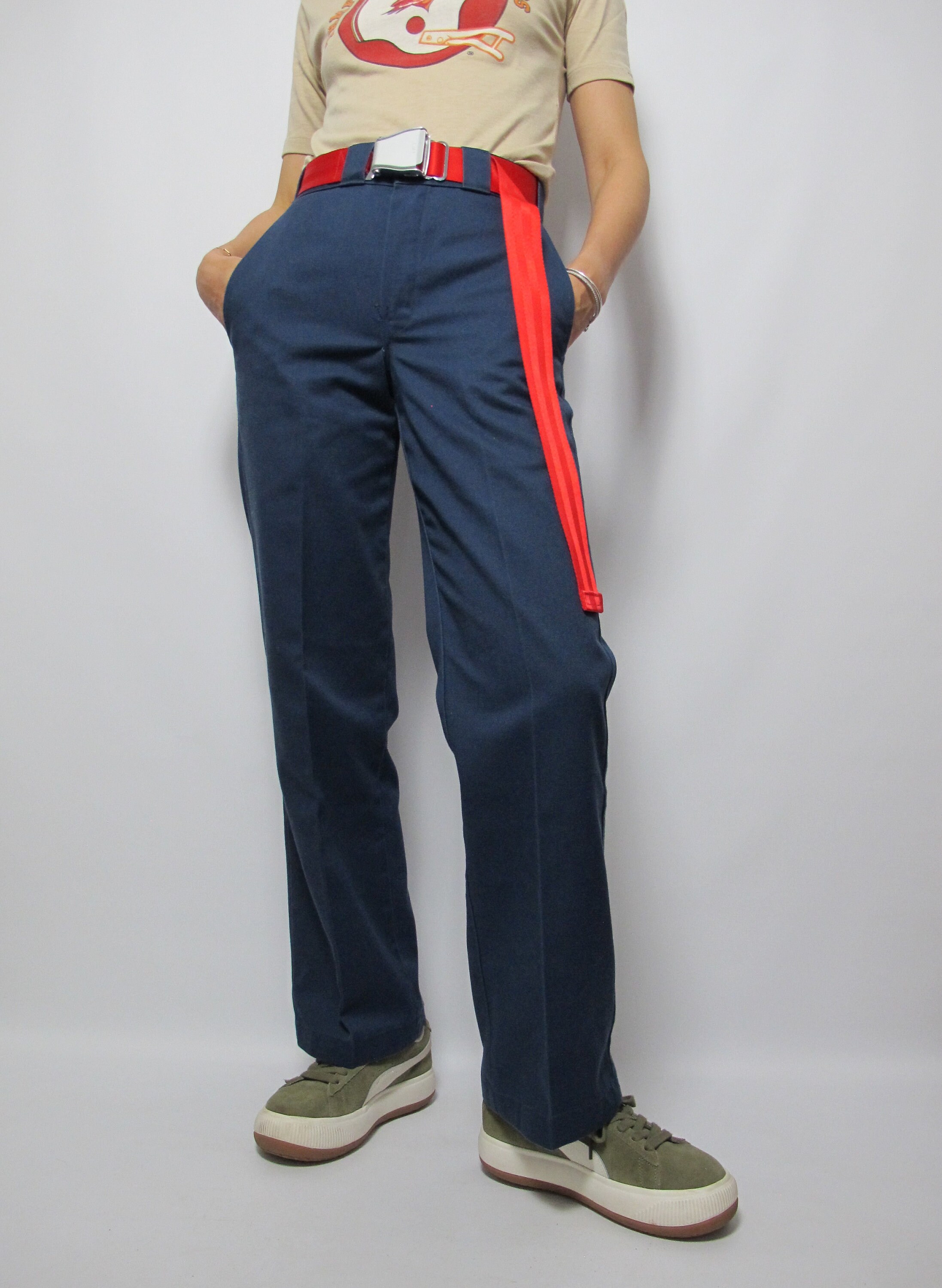 パンツ Dickies 90S 8740BK32x30 MADE IN HONDURA Dickies Men L 874Bk Work Pants Made In Honduras Vintage