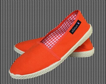 Vintage Airplum / slip on shoes / espadrilles / canvas shoes / summer shoes / vintage shoes / jute rope / slip ons
