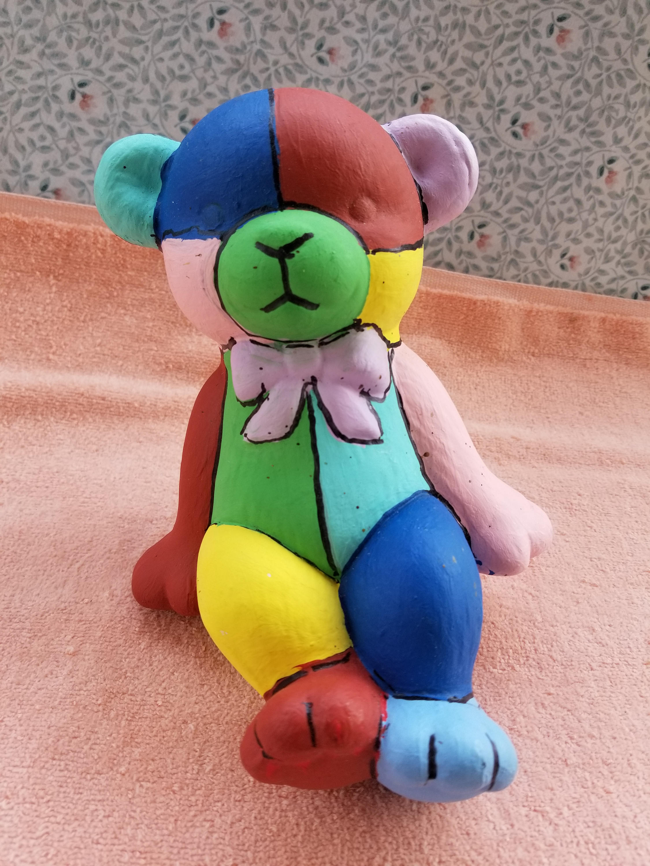 rainbow colored teddy bears