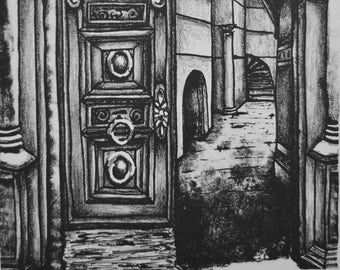 Tuscan Door (9" x 7.5")
