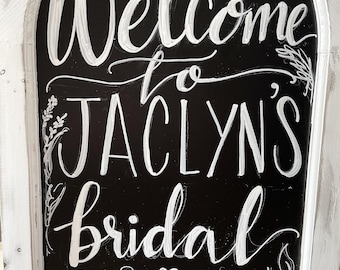 Custom Handlettered Sign