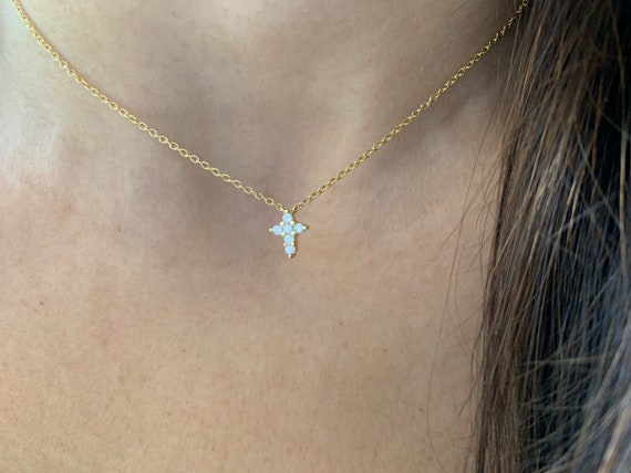 Cross Necklace / Tiny Cross Necklace 