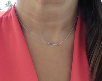 Icon Brand - Collana Con Ciondolo A Croce Oro Antico - Foto 9