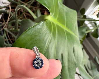 Evil Eye Charm Pendant: Hamsa Charm