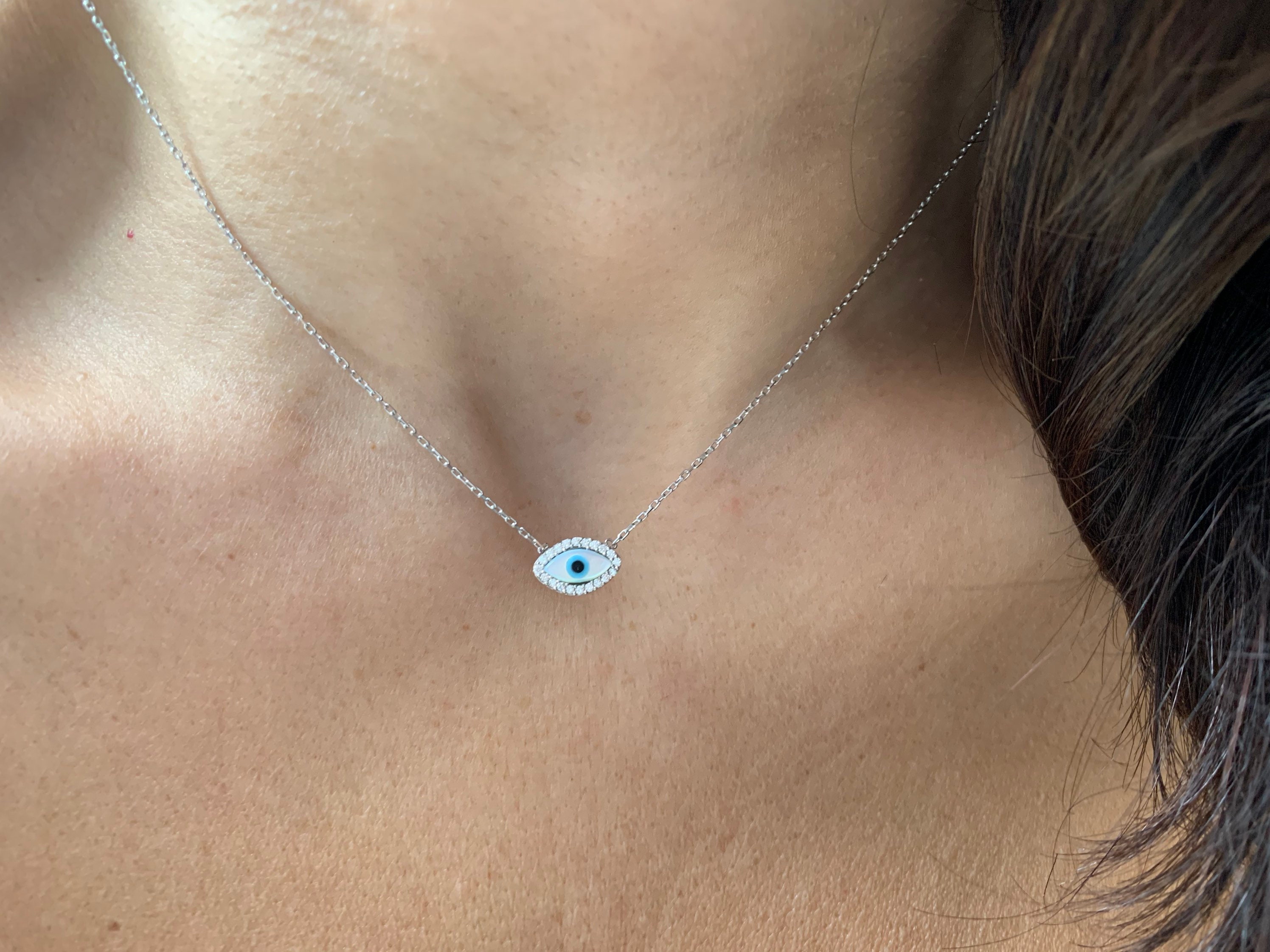 Mini evil 2024 eye necklace