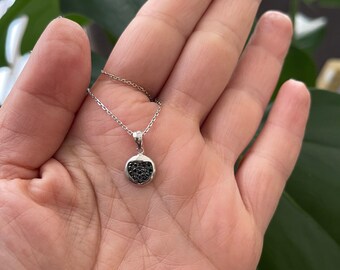 JewelryVolt 925 Sterling Silver CZ Heart Love Pendant Open Heart Adorned with Round Clear CZ JewelryVolt 925 Sterling Silver CZ Heart Love Pendant Open Heart Adorned with Round Clear CZ