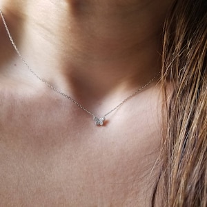 Collier papillon / Petit collier papillon en argent sterling / Collier papillon Cz / Papillon délicat / Pendentif breloque papillon / Délicat