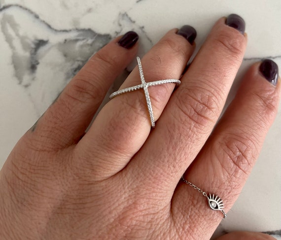 Bague en x new arrivals