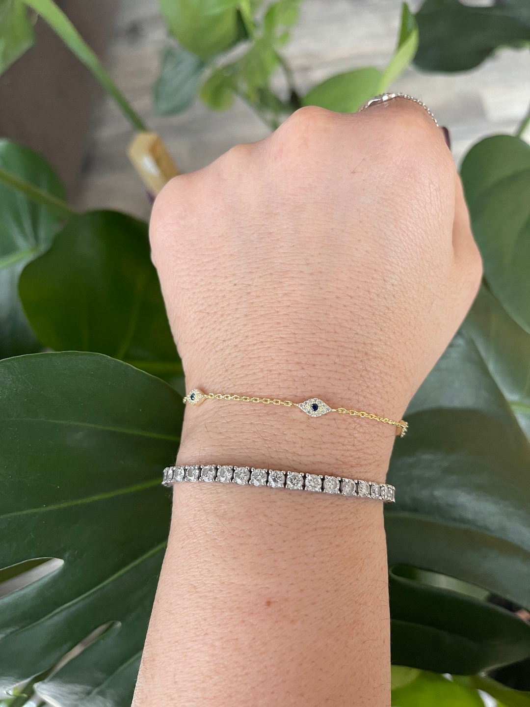 Evil Eye Station Bracelet Cz Evil Eye Bracelet Sterling Etsy evil-eye-station-bracelet-cz-evil-eye-bracelet-sterling-etsy