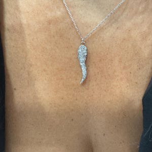 Italian Horn Necklace • Cornicello Pendant • Protection Amulet Jewelry • Italian Good Luck Charm Necklace • Unisex Gold Talisman