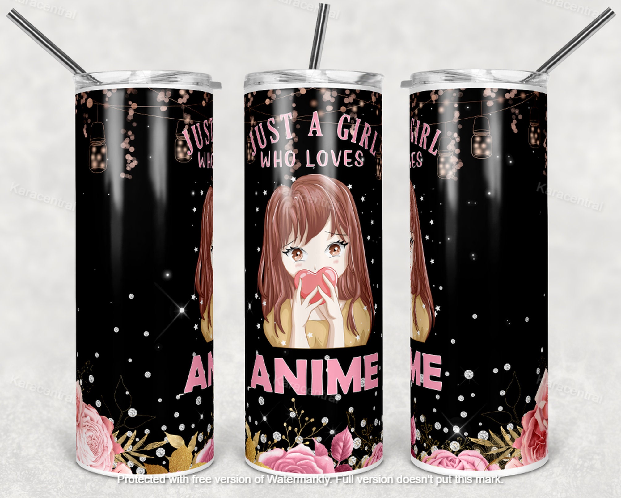 kdxpbpz Anime Gifts For Women, Anime Lover Gifts for Girls, Stainless Steel  Tumblers 20oz, Birthday Kawaii Gifts for Anime Lovers - Just A Girl Who