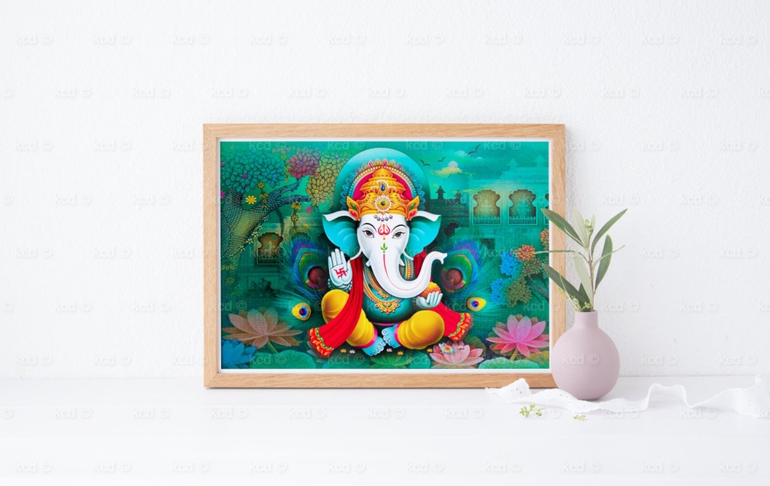 Lord Ganesha Wall Art Ganesh Photo Prints Ganesha Gifts Etsy