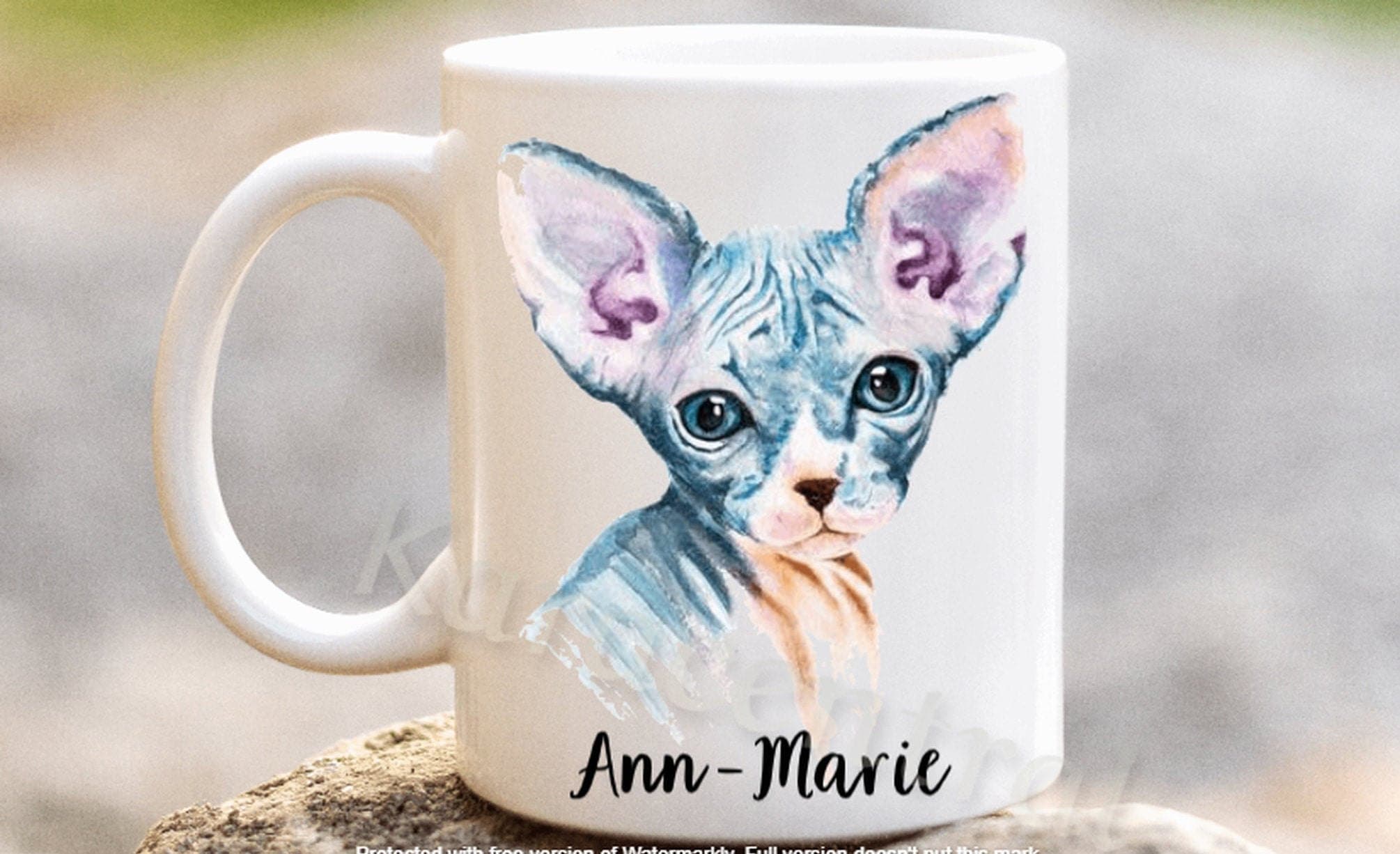Don Sphynx Cat Ceramic Coffee Tea Mug Cup 11 Oz Don Sphynx Cat Ceramic Coffee Tea Mug Cup 11 Oz
