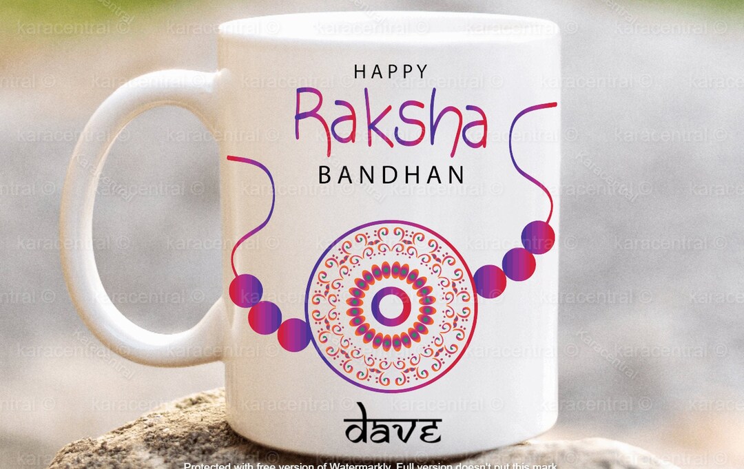 Raksha Bandhan Mug Personalised Rakhi Tea Coffee Cup Etsy UK