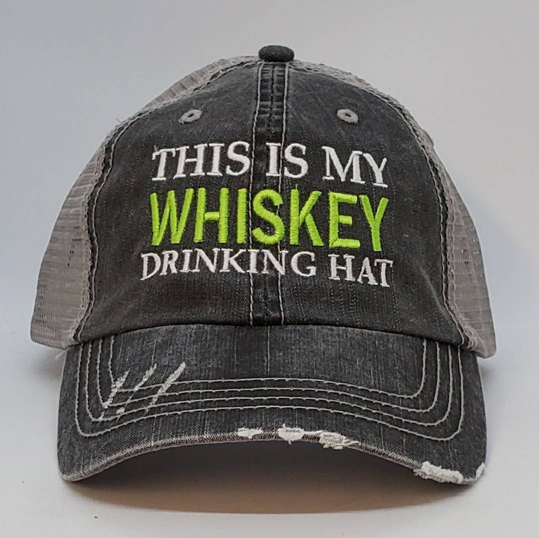Day Drinking, Funny Leather Patch Hats, Drinking Hats, Alcohol, Beer, Wine,  Whiskey, Variety of Patches 