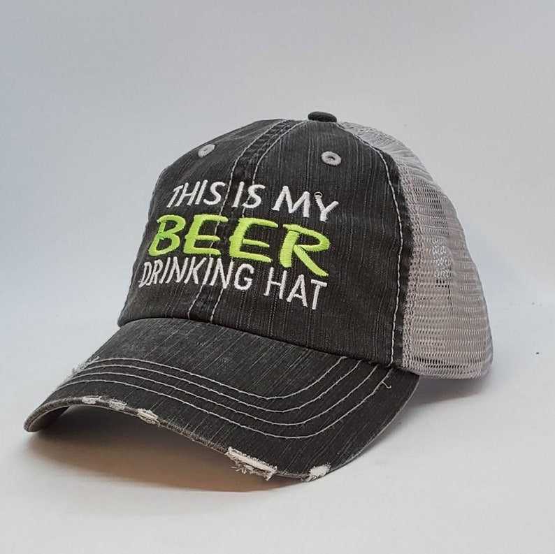 This is my beer drinking hat | Etsy