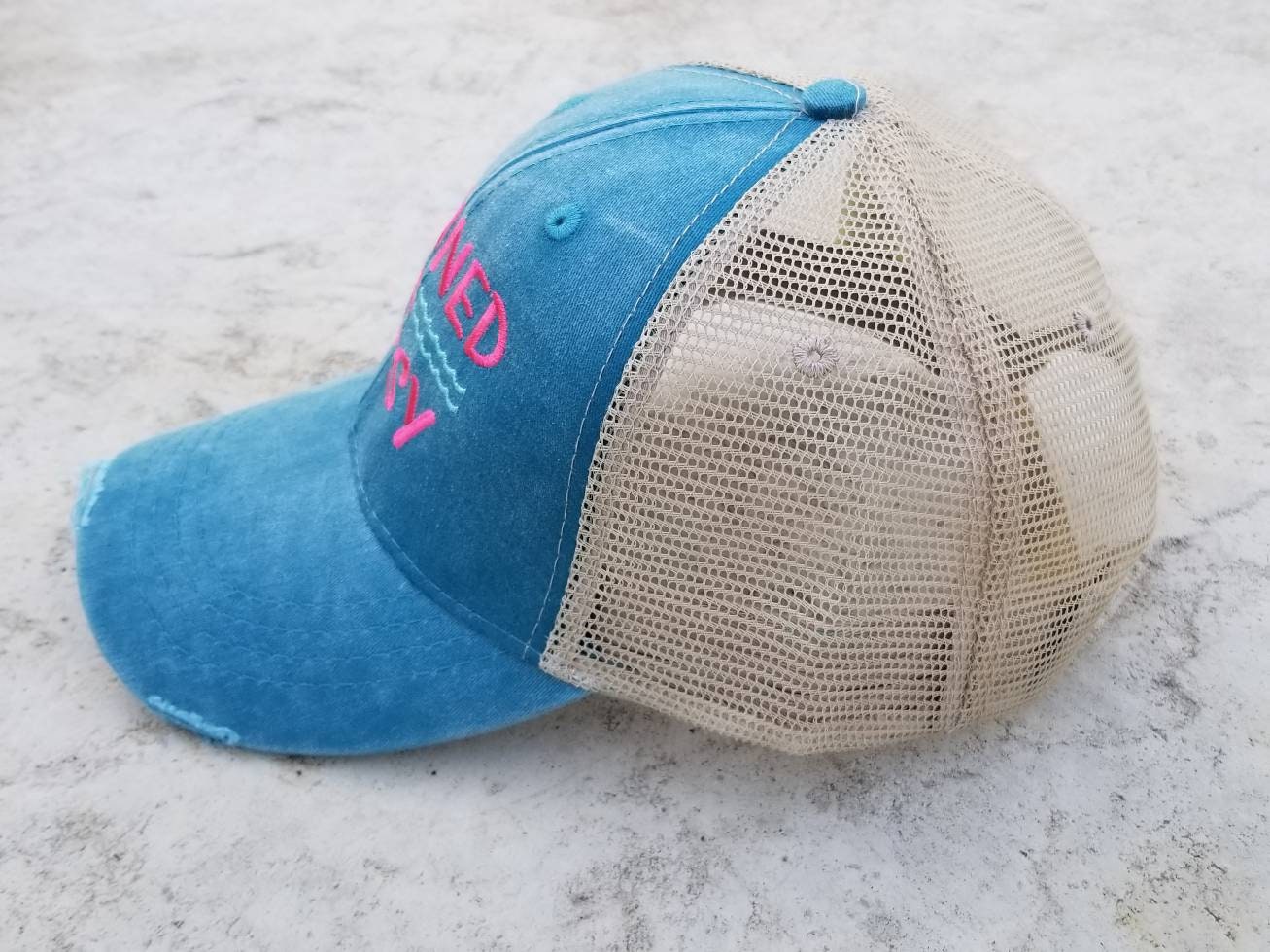 Tanned and Tipsy Tanned Tipsy Distressed Trucker Hat - Etsy