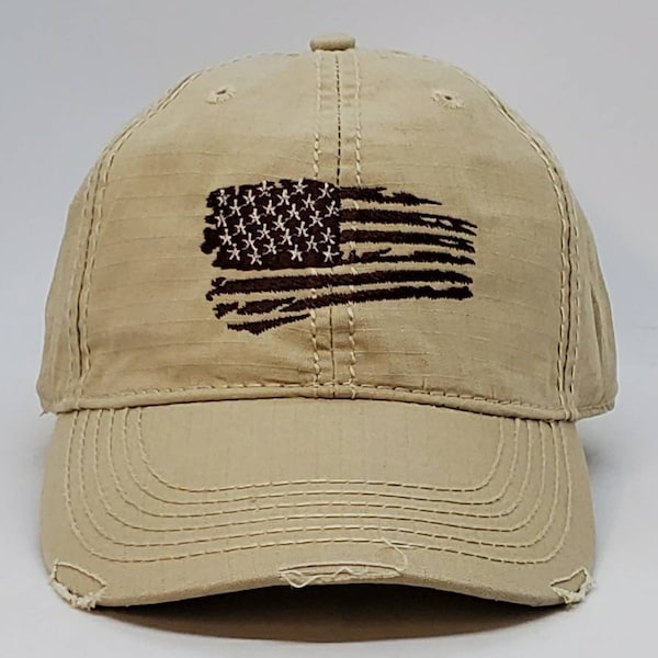 Distressed American Flag Hat