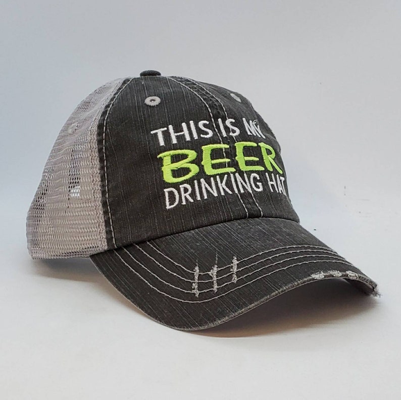 This is My Beer Drinking Hat Etsy