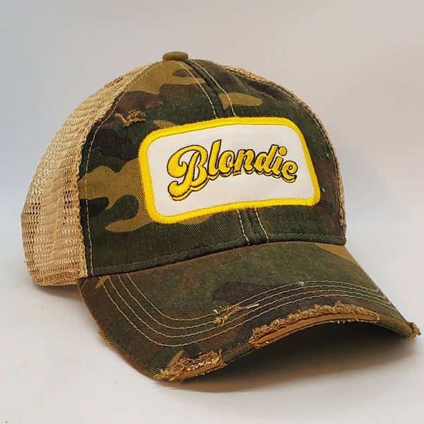 Blondie, womens distressed headmost cap