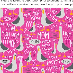 Pink MomMöwen, Möwen, Muttertag, Mama, Nahtlos, Druckfertig, Tapete, JPG