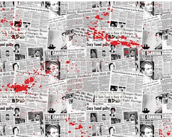 Newspaper Wallpaper Etsy