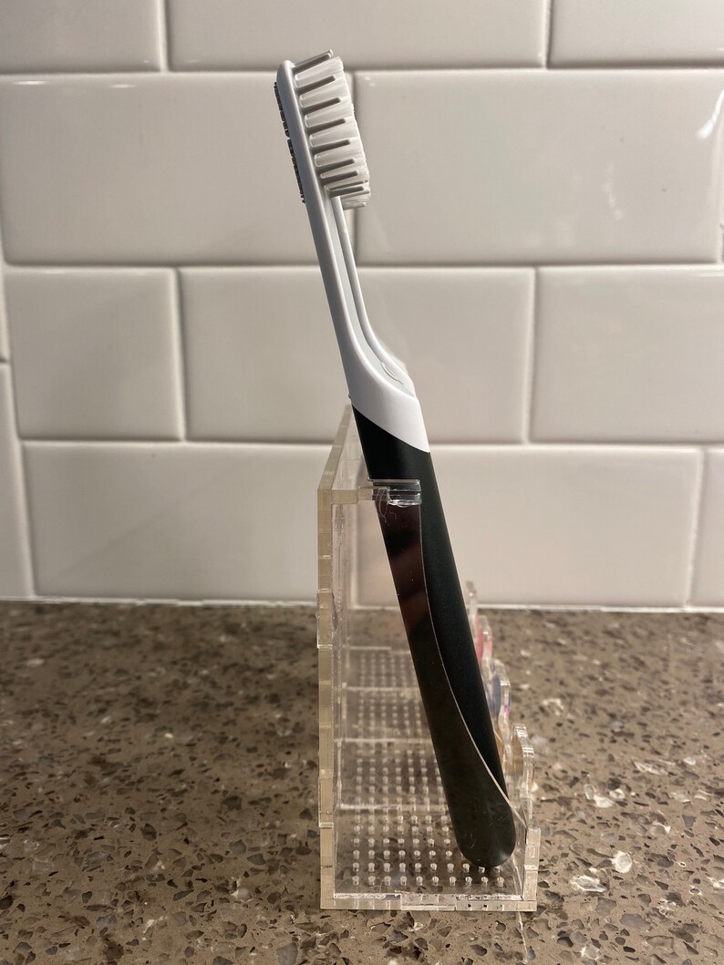 Toothbrush Holder Quip Laser Cut File SVG 4 Toothbrush Etsy Canada