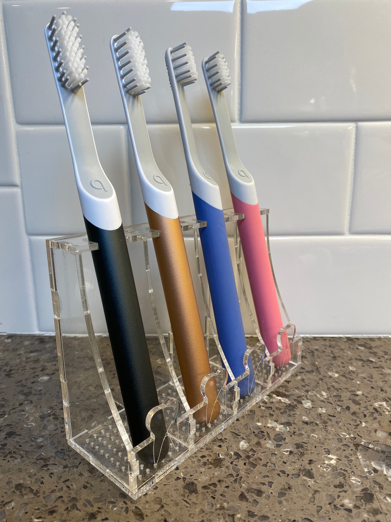 Toothbrush Holder Quip Laser Cut File SVG 4 Toothbrush Etsy Canada