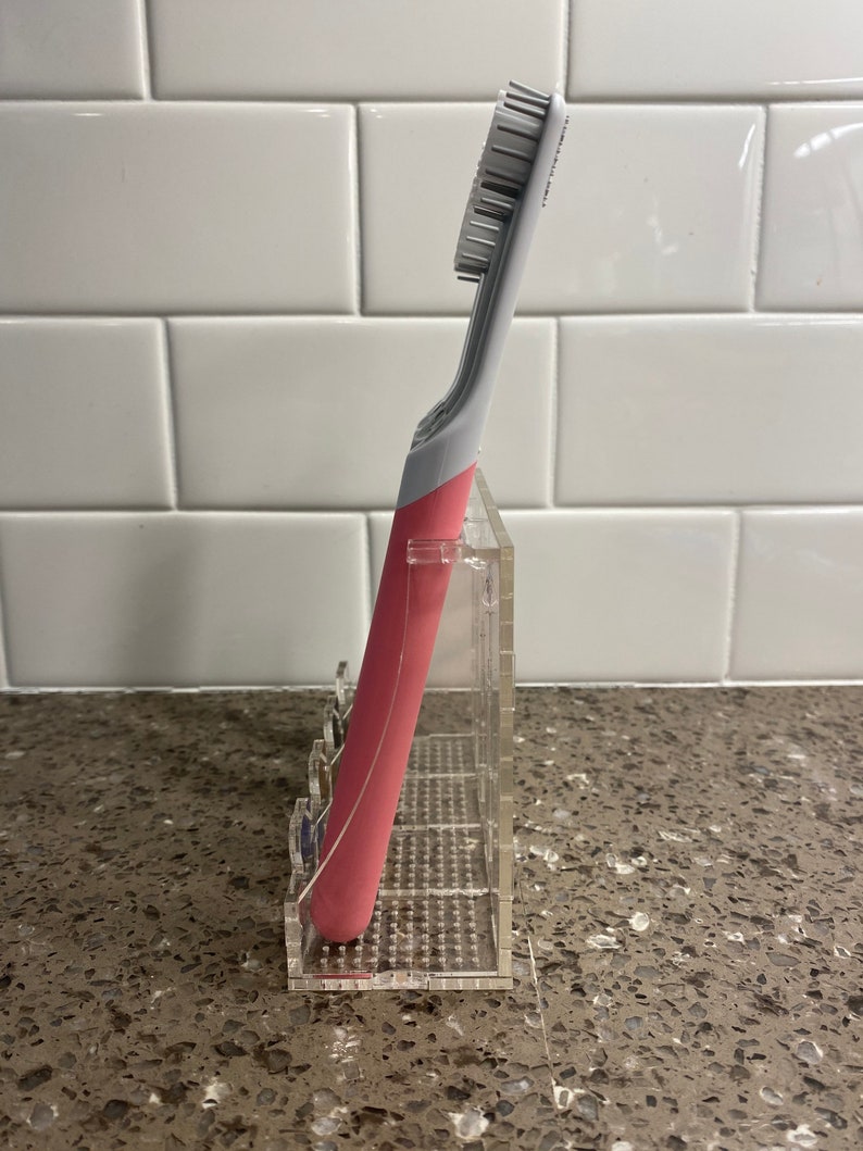 Toothbrush Holder Quip Laser Cut File SVG 4 Toothbrush Etsy Canada