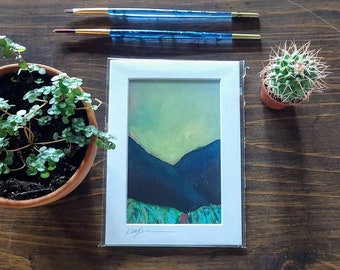 Mountain Art Print, Mountain Art, Vermont Inspired Art,  Landscape Wall Art, Nature Home Decor, Nature Prints for Home, Simple Home Decor