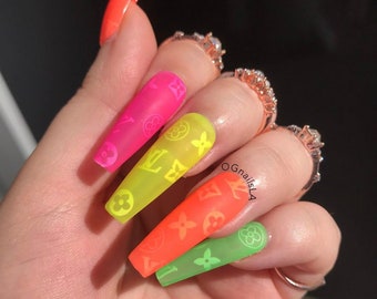 Acrylic Nails Etsy