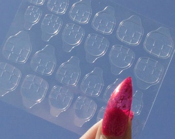 Clear Adhesive Nail Tabs for Press on Nail Sets • Thin or Thick • Nail Adhesive