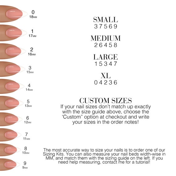 nail sizes