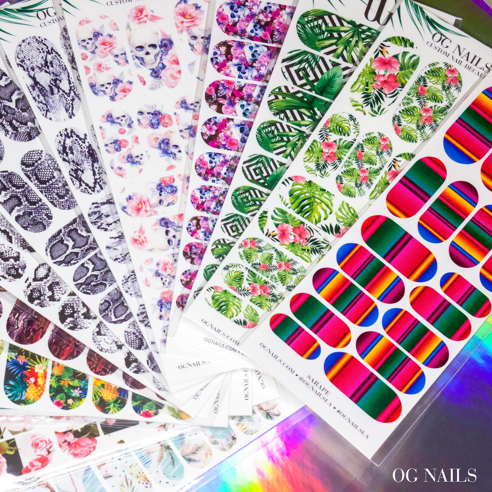 Clear Bandana Nail Decals Paisley Nail Art Waterslide Etsy