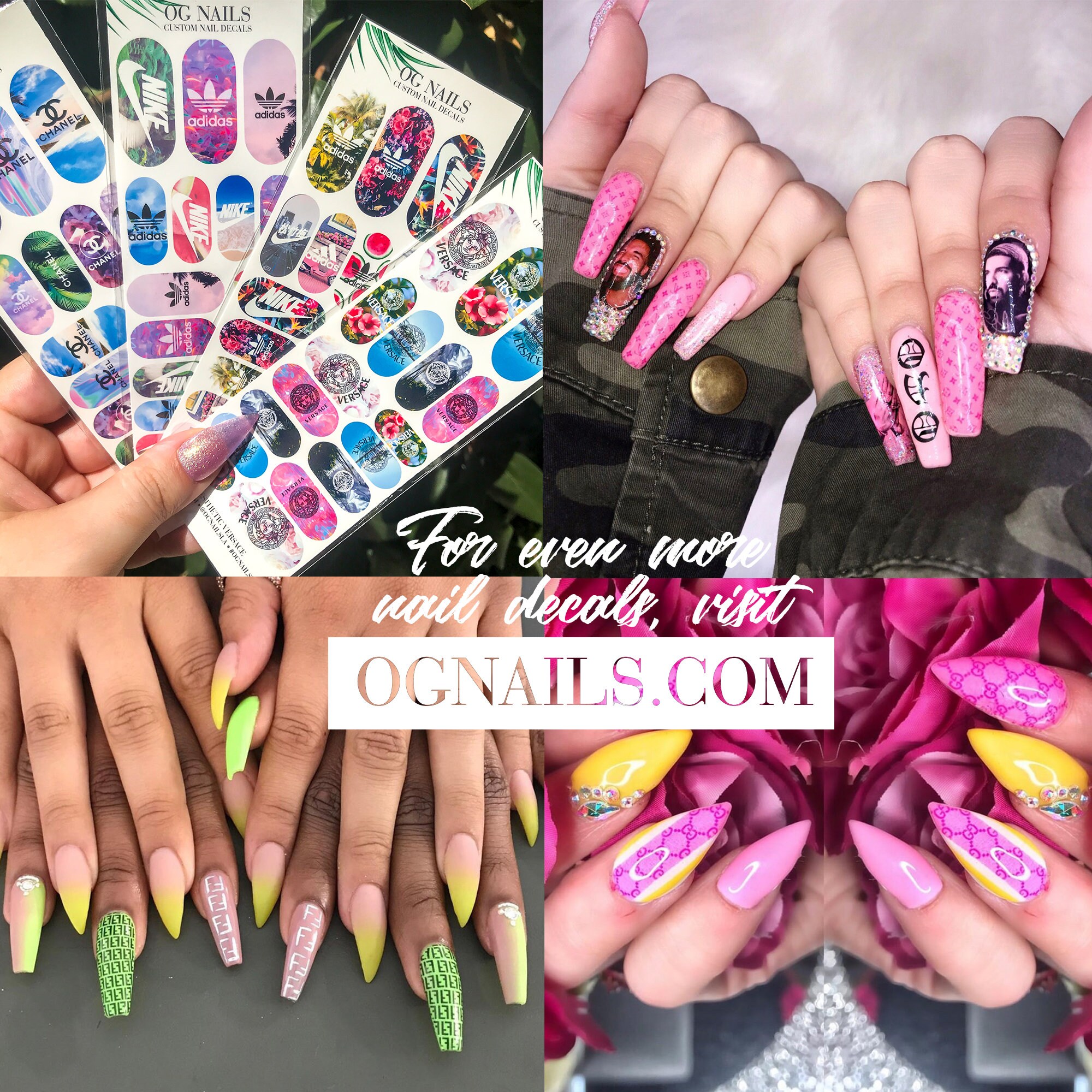 Clear Bandana Nail Decals Paisley Nail Art Waterslide Etsy