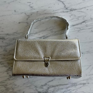 Mod Silver Lame Handbag