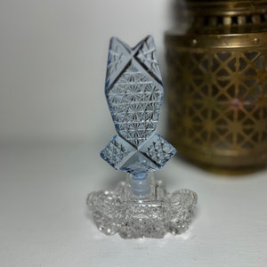 Art Deco Czechoslovakian Glass Perfume Bottle