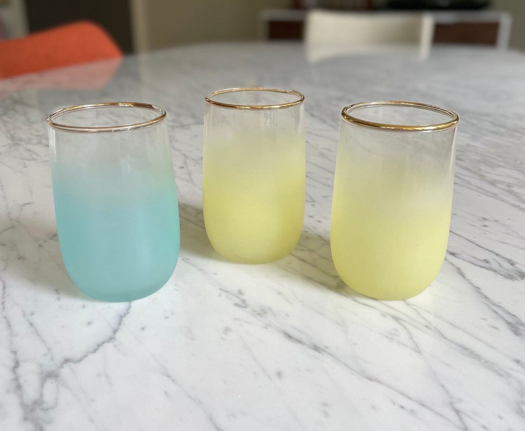 Blendo Juice Glass Trio Etsy